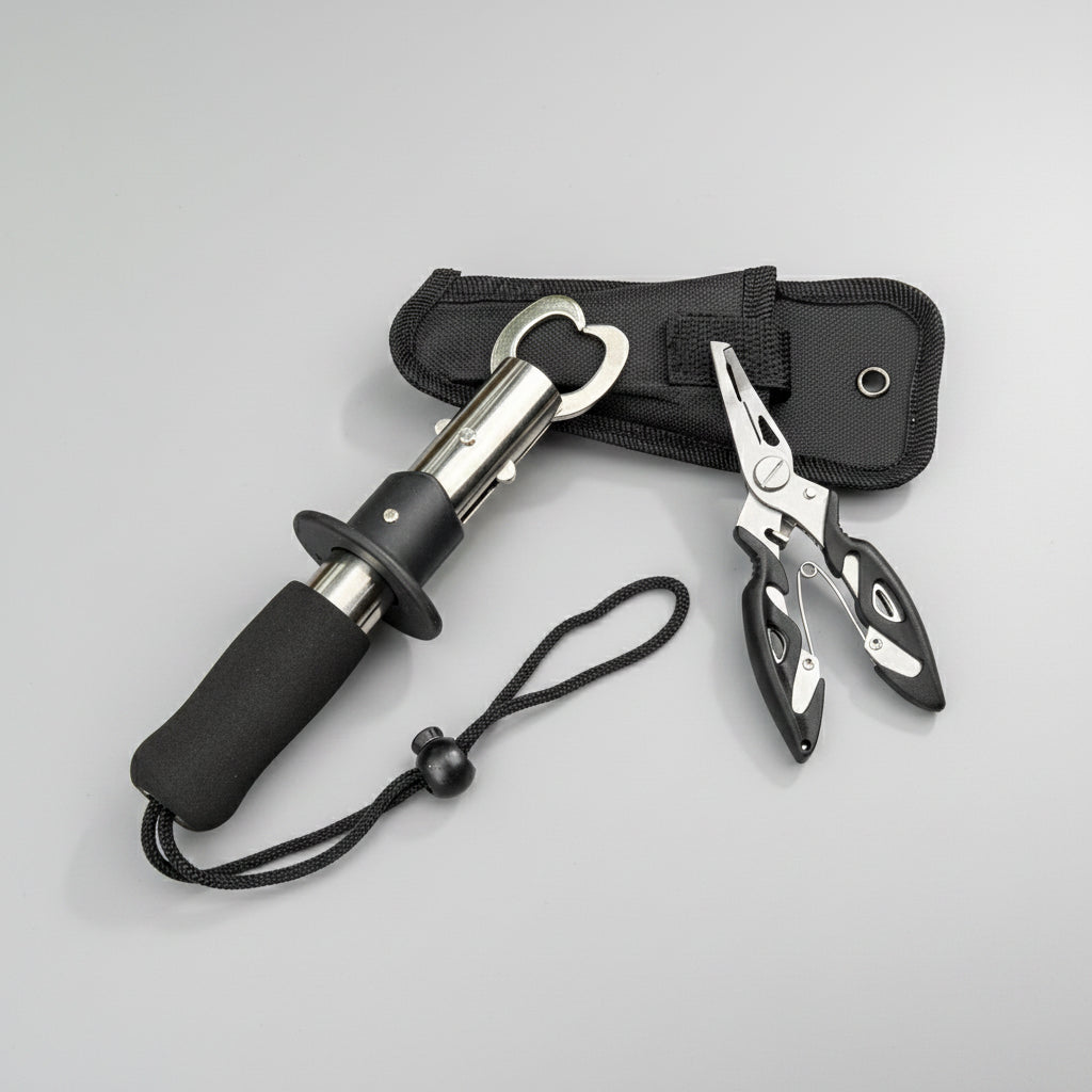 Fish Gripper & Fishing Pliers Set (2 Piece)
